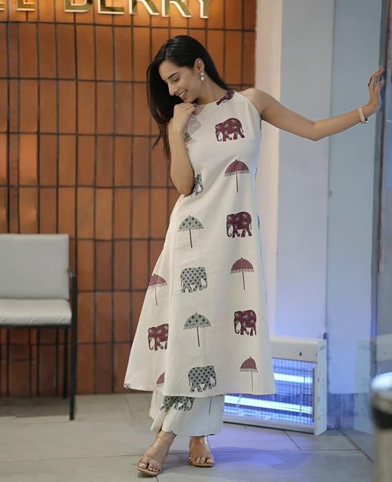 ANNI DESIGNER Women's Ethnic Co-Ord Set